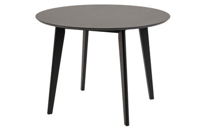 Обідній стіл ROXBY matt black AC lacquered oak veneer 76581*003 фото